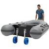 HIJNXG Slipräder - Gommone e ruote posteriori, in acciaio inox, portata 150 kg, pneumatici da 25 cm, accessori per gommoni, barche da pesca