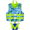 Denlane Giubbotto da nuoto per bambini in neoprene, 2 ai 3 anni costume da bagno per ragazzi e ragazze, costume da bagno per l'allenamento al nuoto con cinghie di sicurezza regolabili - Bianco/S(15-19 Chilo)