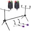 X2 Base Rodpod - Set con 2 rilevatori di bustini - 2 Hangers - nero - pesca alla carpa