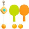 Generic Set da ping pong per bambini, strumento di allenamento da ping pong, set da ping pong per bambini al coperto, allenatore da ping pong portatile, gioco da ping pong per bambini