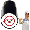 Generisch Strumento di marcatura per palline da golf, strumento per timbrare palline da golf, portatile e riutilizzabile, da golf per principianti, bambini, adulti e golfisti