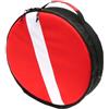 Generisch Borsa subacquea per attrezzature, borsa per tubo subacqueo, in nylon, custodia protettiva in schiuma protettiva, custodia per accessori da snorkeling, design con cerniera e tracolla per