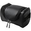Jotekonoby Borsa da viaggio in pelle impermeabile per sport invernali, con fodera in morbido velluto, tasca interna, per sport invernali all'aperto, borsa compatta per attrezzi da viaggio (nero)