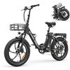 TIGUOWISH Cheevalry - Biciclette elettriche per adulti, per mountain bike elettrica da uomo, batteria rimovibile da 48 V, motore senza spazzole, freni a disco meccanici