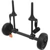 ZENGRICE Carrello Kayak, carrello Canoe, Kayak Cart Trasporto, Supporto Larghezza Regolabile, Struttura Alluminio Acciaio Robusto, Ruote Tutta Terreno Spiaggia Sabbia Erba Ghiaia, Carico 45 kg, 55 cm