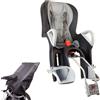 Zamboo Ok Baby Seggiolino Bici Bambino Posteriore Reclinabile 22 kg Nero | Schienale reclinabile, copertura antipioggia inclusa e sicurezza testata per gli spostamenti quotidiani in famiglia