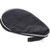 YARNOW Borsa Protettiva per Racchette da Ping Pong Oxford Nero Rete Isolante e Fascia Elastica Integrata per Partite Quotidiane Stili multipli
