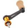 Gettimore Manico singolo in fibra di carbonio 70 mm per Shimano Stradic Stella Sahara Vanquish Twin Power Spinning Reel Parts Viola Oro Nero Rosso Argento oro
