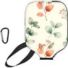 CNTDBU Plant Diary - Custodia per pagaia in neoprene con tasca a rete, moschettone per borsa da palestra