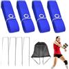 Generic Linee per campo da pallavolo, set portatile per pallavolo, linee di marcatura portatili, per spiaggia, casa, giardino, , campo, torneo