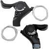 Tressify Set di 2 leve per il pollice, sistema di rapporto di velocità 3 x 7, display chiaro e reattivo, set di leve leggere per mountain bike, universali per bici da strada, montagna e biciclette