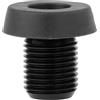 RNXRZANK Custodia Protettiva per Tappo Inferiore della Stecca da Biliardo, Accessorio di Ricambio per Prolunga della Stecca da Biliardo, Lega di Alluminio, Gom, 2,7 cm x 2,3 cm