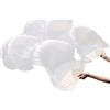 BTRYLDCFA Ventaglio per Danza del Ventre Ventagli di Danza del Velo di Seta Unisex in Seta 1 Pezzo Ventagli di Danza del Ventre Colore Bianco 180x90 cm