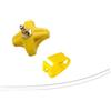 VIRELLO DOTOilBleedingTool,BrakeFluidFillingJointAdapterperSRAMGuide,Livello,ForceRedDiscBrakes,ABSMateriale,Giallo