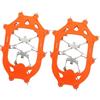 ZEPFJHE Facile da usare Catena Boot Cover Snow Spikes Outdoor 19 Denti Ghiaccio Artigli Acciaio Inox Ghiaccio Gripper Spikes