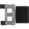 ZJIEYU Ala Laterale da Appendere Al Petto per Uso Esterno, Pannello Tattico T-board con Sistema di Espansione MOLLE, Piattaforma di Montaggio per Coltello, per MK4 D3(Black)