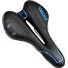 Homoto Sella Bici Da Corsa,Sella MTB Con Copertura Impermeabile Unisex Per BMX/Riad/Montai Bice/EMTB/Dire Bike (Nero)