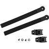 LaoSShu 2Pcs Snowboard Ankle Ladder Strap Binding Buckles Set, With Screws And Nuts For Snowboards And Roller Skates(205x20mm)