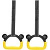 Generic Anelli per barra trazione, 2 pezzi, anelli per barra trapezoidale portatile per allenamento, dispositivo di allenamento della resistente da 4000 kg, anelli calist