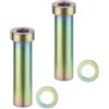 Tsophreniq 2 pz Dado Fisso Dado Del Freno C Dado con Rondella Lega di Metallo Biciclette Pinza Enduring Lega di Metallo Biciclette Pinza