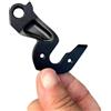 VIRELLO Forcellino deragliatore posteriore in lega di alluminio per bici da strada Orbea ORCA OMR Aero, adattatore nero CNC Dropout con distanza tra i fori di 23 mm