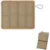 Tsophreniq Cuscino per sedile per gli amanti dell'esterno, campeggio, escursionismo, picnic, imbottitura in nylon condensato, trasportabile, campeggio