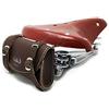 CUCUBA Sella Vintage con 3 Molle + Borsello MONTEGRAPPA Colori Vari (Marrone+Marrone)