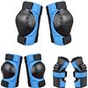 Tsophreniq Set di protezioni sportive regolabili per bambini, ragazzi e adulti, per ciclismo, pattinaggio, ginocchiere, gomitiere e polsiere