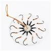 FZL02068LM Forte tagliente 2 Pz/lotto Carpa Esca Ami Da Pesca for la Esplosione Corda Gancio Prevenire Avvolgimento PE Linee con Tubo Ganci In Acciaio Al Carbonio Ami da pesca(7#)