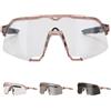 Generic Occhiali da sole fotocromatici, intercambiabili, montatura leggera, unisex, protezione UV, tonalità adattabile, per ciclismo, montagna, escursionismo, guida, sport quotidiani
