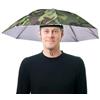 Zahoken Cappello Ombrello, Cappello A Ombrello Pieghevole per Adulti E Bambini, Copri Ombrellos Pieghevole Copricapo Regolabile per Golf Campeggio Giardinaggio in Spiaggia All'aperto