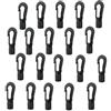 Generico Clip terminali for Cordino Elastico da 5/8 mm, Ganci a Collegamento rapido for Corda Elastica for Kayak, Canoa e Barca(10PC L Size)