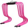 Generic 5 Pezzi Ostacoli Allenamento Agilità Hurdles Training Fitness Calcio Basket PVC Resistente Facile da Impilare per Allenamento velocità Adatti a Ragazz, 23 Cm