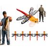 Generic Esche da pesca a libellula, 5 pezzi, esche da pesca libellula, esche da pesca con ganci per attrezzi da pesca all'aperto, esche da pesca topwater insetti per pesca superficiale (set E)