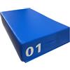 HTRDHT Scatola di Salto in Schiuma 4-in-1 - Box Plyo 4 Strati per Allenamento Box Jump & Palestra Casa: Antiscivolo, Resistente, Facile Manut. Per TKD, Fitness, Salto Morbido e Scatto(Size:90*55*20cm)