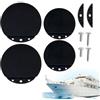 Generic Scupper per barche | 4 pezzi auto bailing sgancio rapido, ricambio Marine Deck Scupper - per motoscafo Kayak Deck Marine Offshore Outdoor lago fiume mare