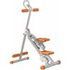 KQFCAZRE Stepper Pieghevole Salvaspazio Arrampicatore Fitness Interno Portatile Stepper Cardio Regolabile, Viola
