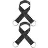 Operitacx 2 cinghie di carico per dip belt: cinghia porta dischi, fascia di fissaggio da 76 cm per trazioni, squat - per fissare manubri e bilancieri a qualsiasi dip belt