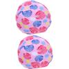 FRCOLOR 2 Pezzi Cuffia da Nuoto Resistente Agli Strappi ed Elastico per Design Cartone Animato in Poliestere per Nuoto e Surf per Ragazzo e Ragazza