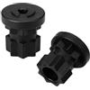 Generico Base Adattatore for Montaggio su Binario da 2 Pezzi, Attacco for Binario con Montaggio RAM for Accessori da Pesca for Kayak, Barca e Canoa