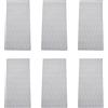 Tuminita 6X Pad Deck Surfboard Deck Trazione Consiglio Eva Anti-Skid Pad Adesivo Antiscivolo per Ponte di Una Nave,Kayak,Tavola da Surf,Composizione Verticale Bordo di Pala,Bianco