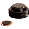 Accarugty Manopola del freno meccanica per Daiwa Tatula 100/150/200/300/400 mulinello da baitcasting, parte di ricambio leggera in lega di alluminio con impugnatura allargata, nero/rosso/argento (per