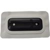 NbgrvB 9 Pollice Pesce Centrale Fin Base Supporto per Kayak Canoa Tavola da Surf Durevole PVC Accessorio per Sport Acquatici Bianco grigio
