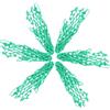XIUsheUA Rete da Biliardo 6 Pezzi Accessori for Biliardo Tasche a Rete for Verde for Tavolo da in di Poliestere 32 cm Borse a for Attrezzature for Club per Tavolo da Biliardo per Allenamento Sportivo