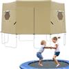 Generisch Tenda parasole per trampolino, tenda parasole per trampolini, resistente agli , pieghevole, per giardino e terrazza, cortile, attività sportive
