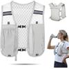 LKJAUOZ 1 Pezzi Zaino da Corsa Leggero con Idratazione, Rete Traspirante e Strisce Riflettenti ,Reggibile per Trail Running, Ciclismo, Trekking e Maratona,gilet corsa
