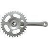 BCJMKDX Corona per Bicicletta, Anello Catena pedivella, guarnitura Bicicletta velocità Singola MTB Bici Ruota dentata da 165 mm