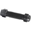 BATHVEVE Connettore per Pagaie in Plastica e Alluminio Nero, Diametro 28mm, Resistente alla Ruggine, per Kayak e attività Nautiche in Barca