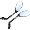 Tsophreniq 2 manubri estensibili per specchietto retrovisore, occhiali a 360 gradi, per mountain bike, manubrio di sicurezza, retrovisori regolabili e ampi angoli