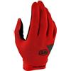 100% Guanto RIDECAMP Gel Red M, Ricambi Unisex Adulto, Multicolore, Taglia Unica